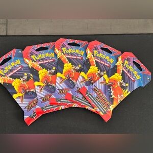 Pokemon Deck Shields with Red and Blue Design